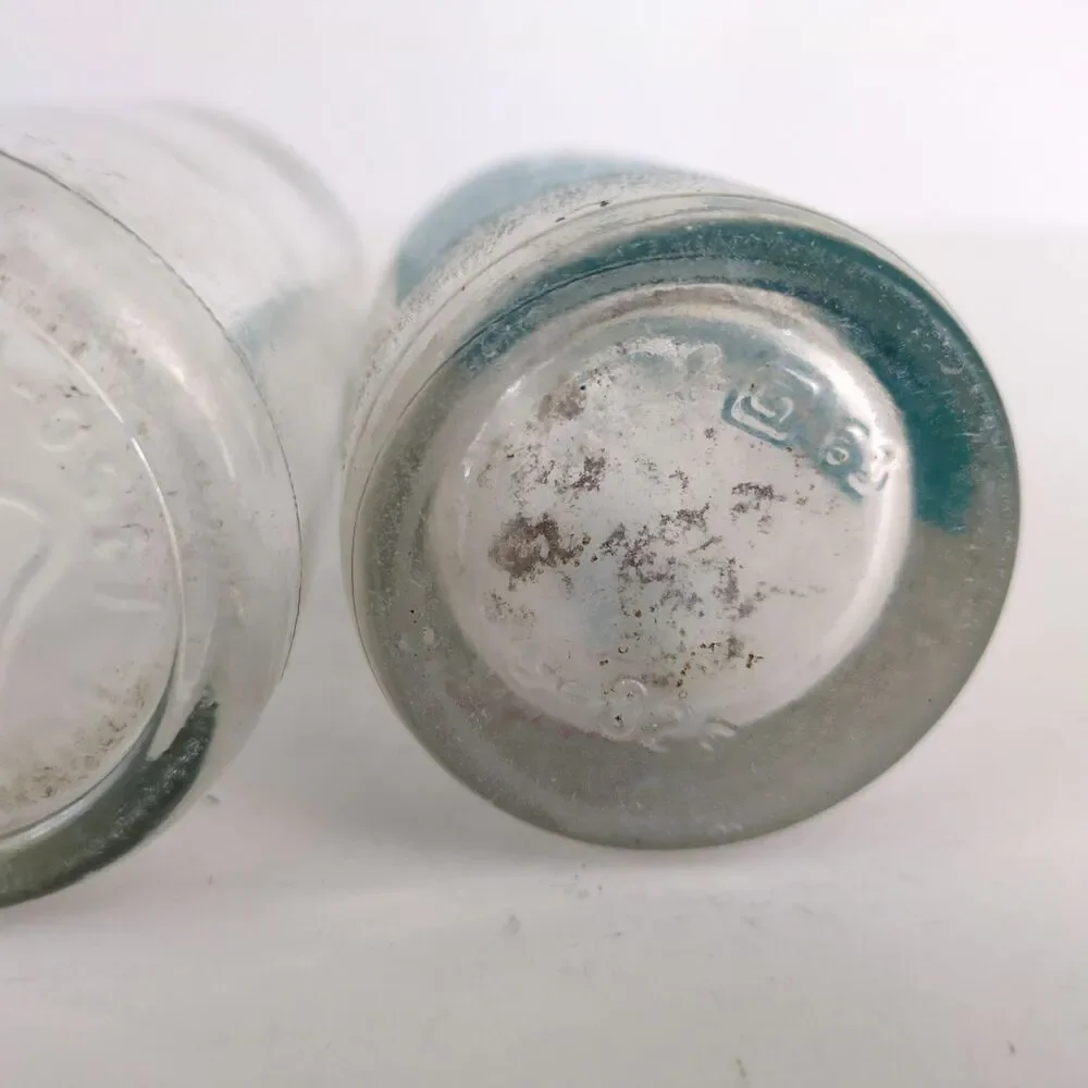 Set 3 Vtg 1960s Canada Dry‎ ACL Glass Bottles 7oz Club Soda 12oz 10oz Ginger Ale